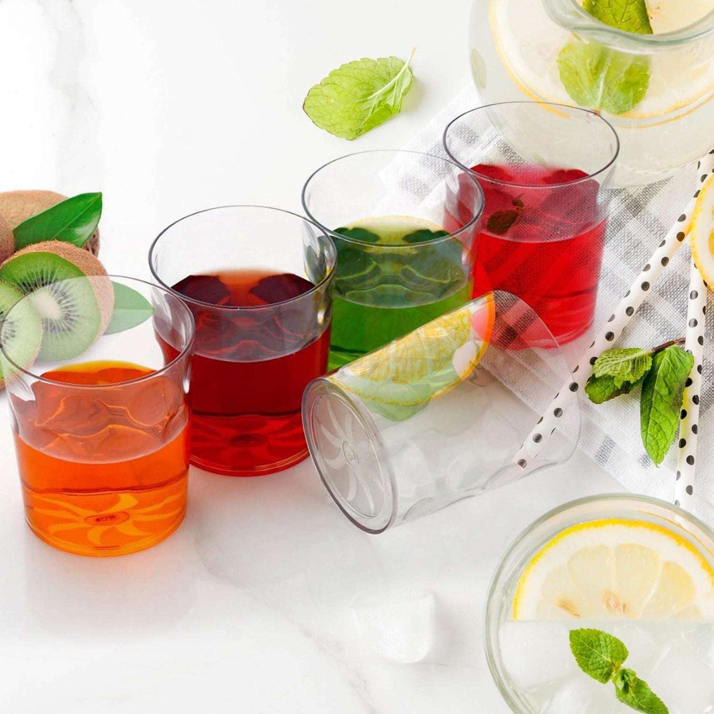 Magic Glass Clear Glass Bubble Water Juice Glasses (6 Pcs Set) - LootFaat