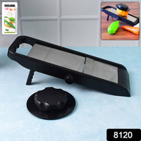 8120 Ganesh Adjustable Plastic Slicer 1-piece Blacksilver