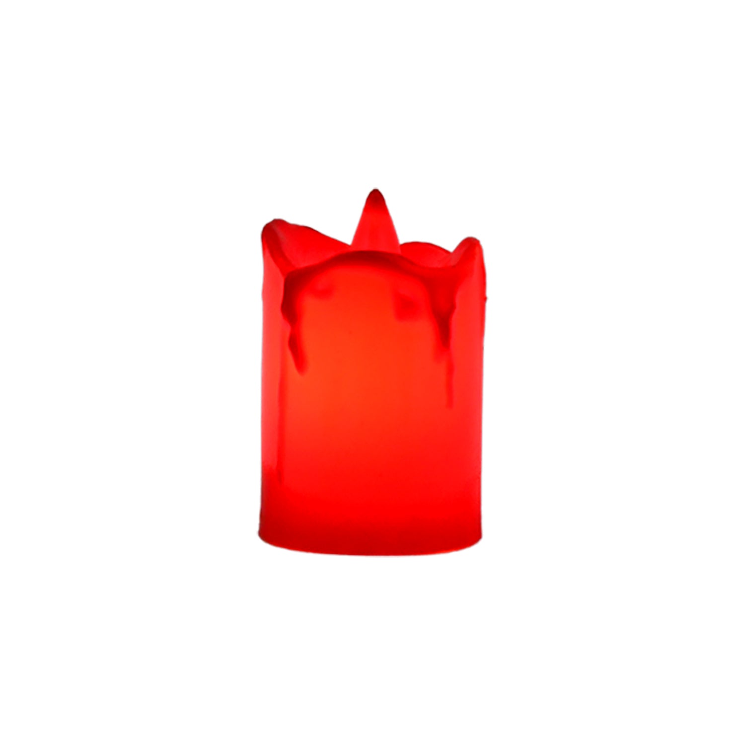 Flameless Melted Design Candles For Decoration (1 Pc) - LootFaat