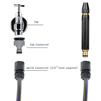 High Pressure Car Washer Spray Gun with Adjustable Nozzle & Connectors
