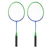 2 Pc Lightweight Kids Badminton Racket Set With Carry Bag