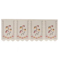 Floral Sofa Seat Runner Protector - (1 Pc  134x28 Inch)