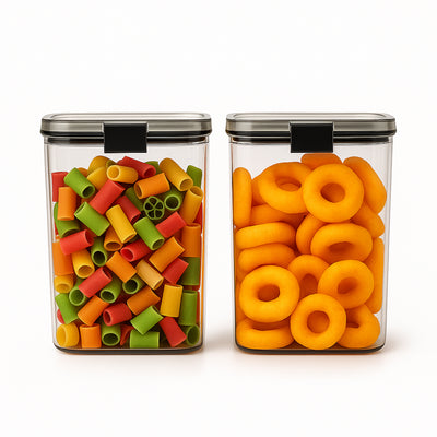 1200ml Airtight Food Storage Containers - 2 Piece Set - second image