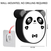 Plastic Cute Panda Soap Box  Wall Mounted Flip-top Drain Soap Case (1 Pc)