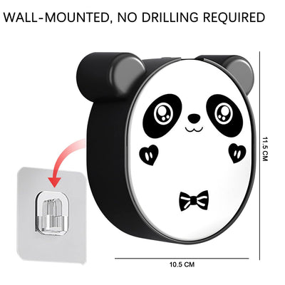 Plastic Cute Panda Soap Box  Wall Mounted Flip-top Drain Soap Case (1 Pc) - second image