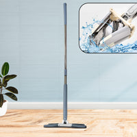 Hands-Free Squeeze Flat Mop - 360° Microfiber Floor Cleaning System