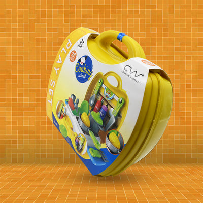 26-Piece Kids Cooking Play Set - Plastic Kitchen Toy