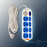 8 Socket Heavy Duty Extension Board with 10 Meter Cable