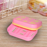 Star Shaped Self Design Soap Case Holder For Bathroom - LootFaat