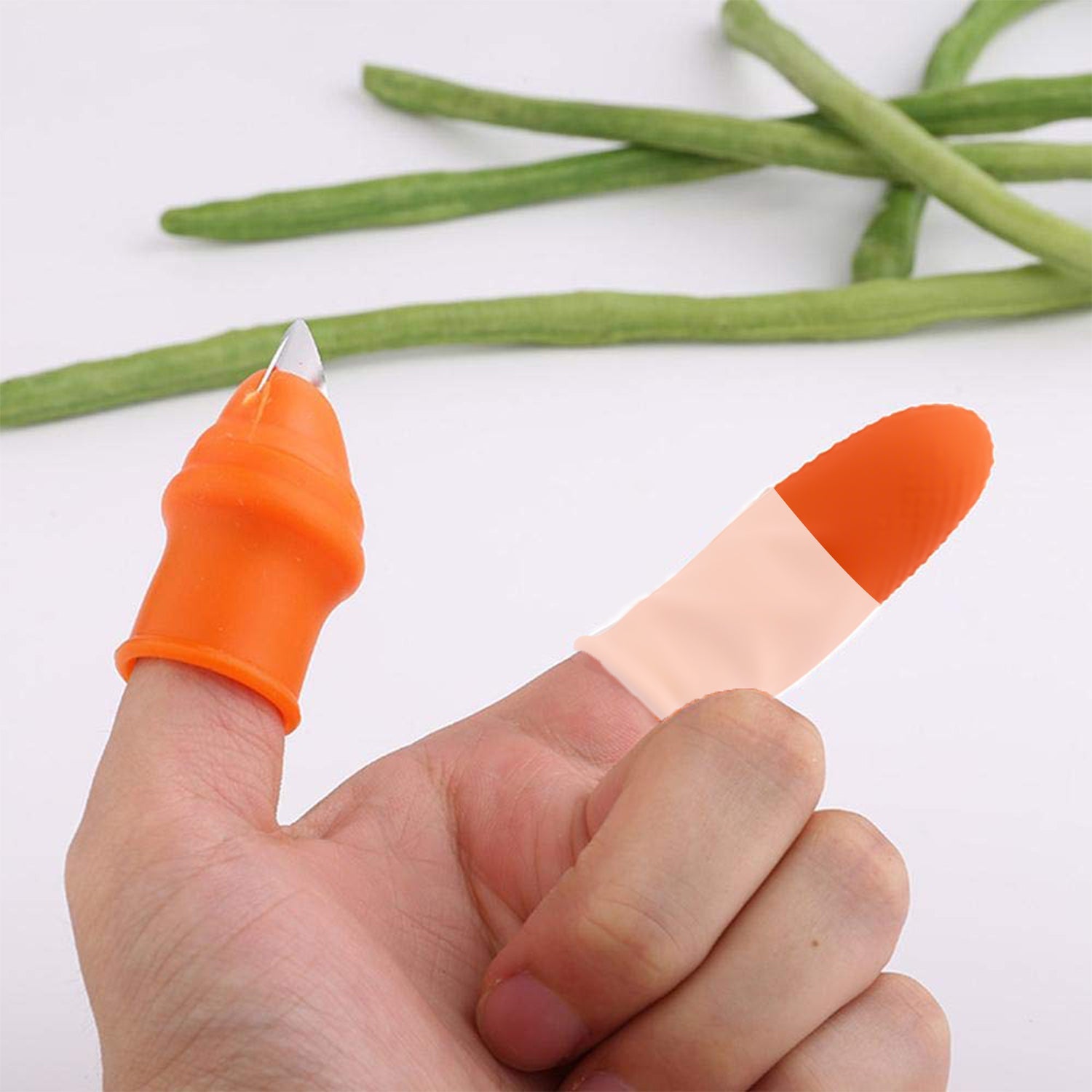 Vegetable Thumb Cutter And Tool With Effective Sharp Cutting Blade System. - LootFaat