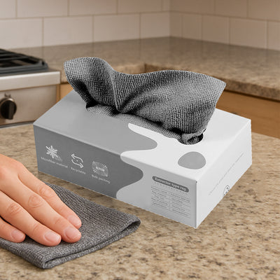 Reusable Magic Cleaning Rags - Multi-Surface Microfiber Cloths (20 Pack) - second image