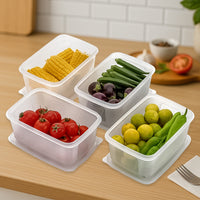6 Pcs Multipurpose Plastic Food Storage Container Set