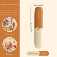 2-in-1 Peeler & Knife – Multifunctional Stainless Steel Fruit Tool