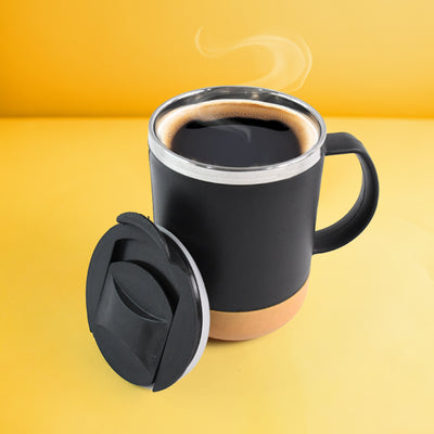 350ml Insulated Coffee Mug with Spill-Proof Lid - second image