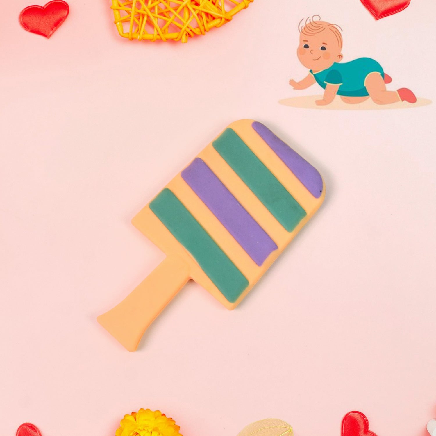 Silicone Candy Shape Teether For Baby (1 Pc) - LootFaat
