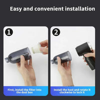 3-in-1 Mini Car Vacuum Cleaner Blower - Cordless, Rechargeable, High Power