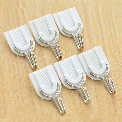 1627 Adhesive Sticker Abs Plastic Hook Towel Hanger For Kitchenbathroom - second image