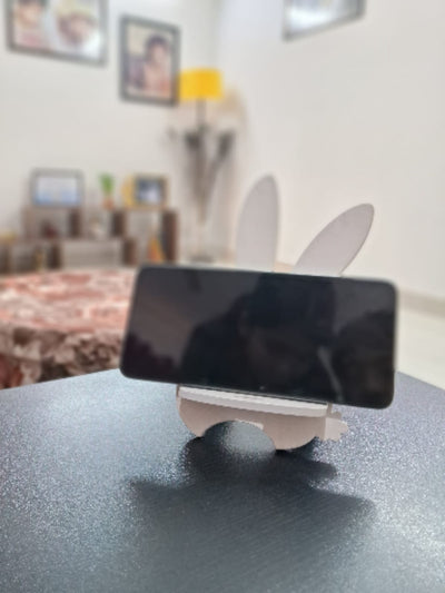 wooden white mobile holde - second image