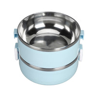 Multi Layer Stainless Steel Hot Lunch Box (2 Layer) - LootFaat