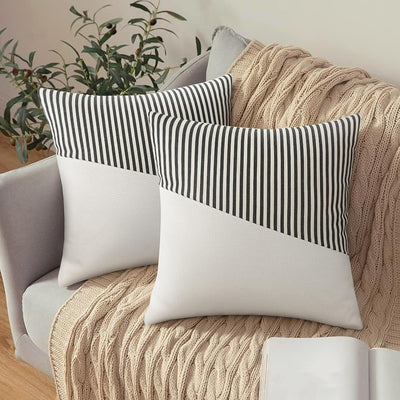 Decorative Pillow Covers Cushion Cases Soft Cotton (26  26 Inch  1 Pair  2 Pc) - second image