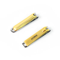 Stainless Steel Folding Portable Large Nail Clippers With Nail File (1 Pc)