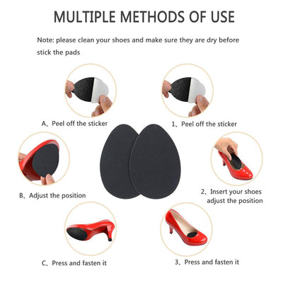 Self Adhesive Anti Slip Grip Sticker For Shoes Sandals Heels (1 Pc) - second image