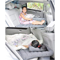 Car Inflatable Bed with Pillows & Air Pump - Travel Camping Mattress