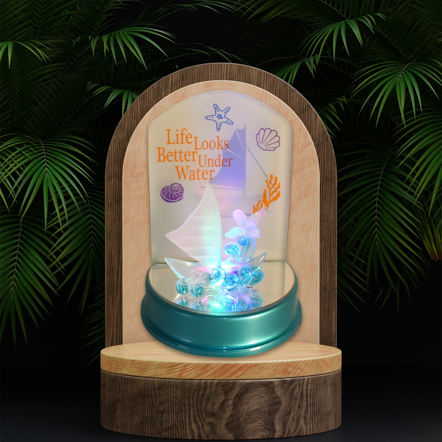 Cute Cartoon Lovely Gift Night Light Multi-color Light Showpiece Valentines Day Gift Cute Anniversary Wedding Birthday Unique Gift Home Decoration Gift Battery Operated (3 Battery Included) - LootFaat