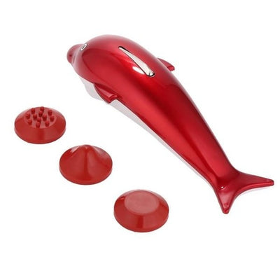 Dolphin Handheld Body Massager - Deep Tissue Percussion for Pain Relief