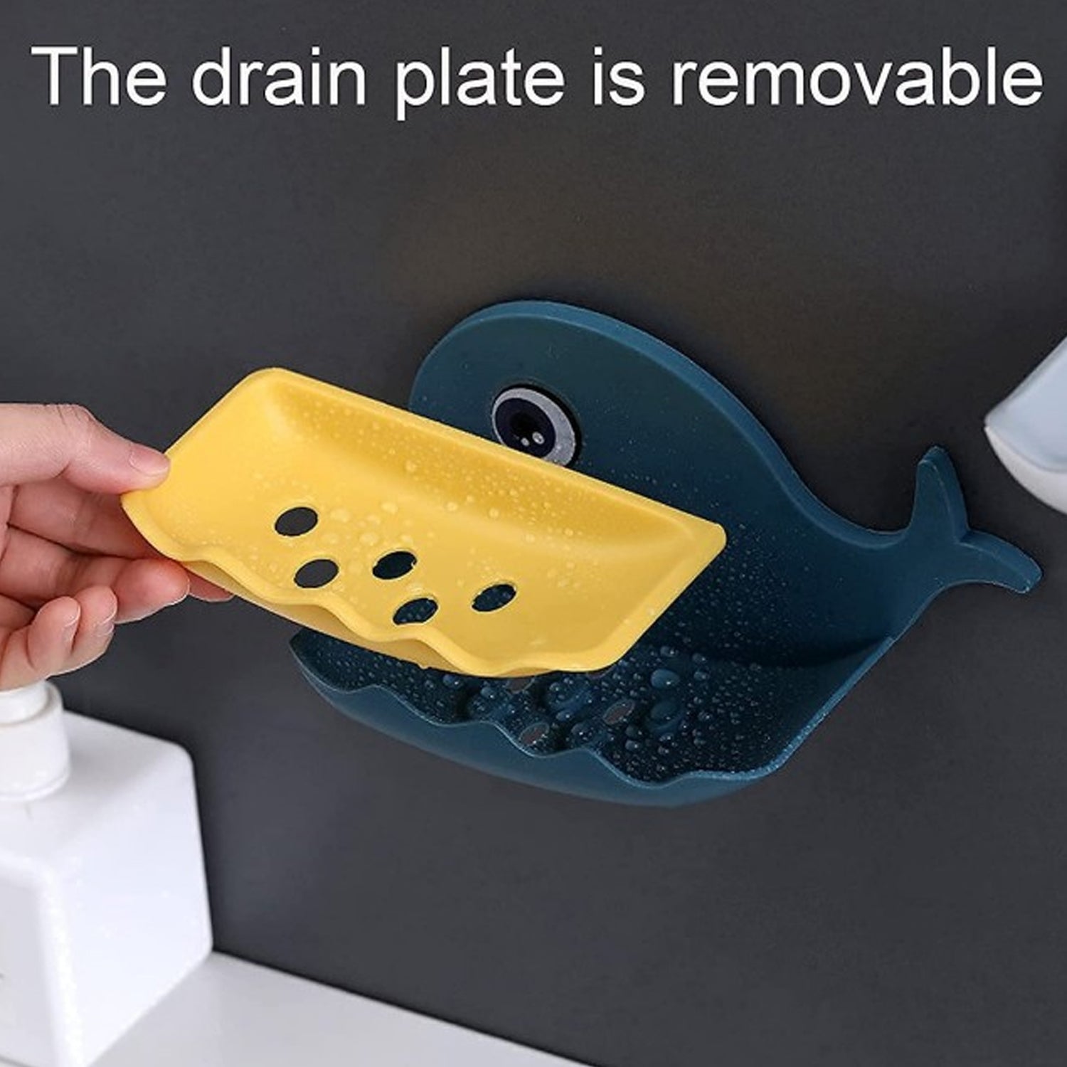 Fish Shape Double Layer Adhesive Waterproof Wall Mounted Soap Bar Holder Stand Rack For Bathroom Shower Wall Kitchen - LootFaat