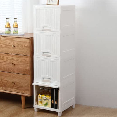 4-Layer Multipurpose Storage Cabinet with Drawers - Plastic Organizer for Kitchen, Bathroom, Bedroom - second image