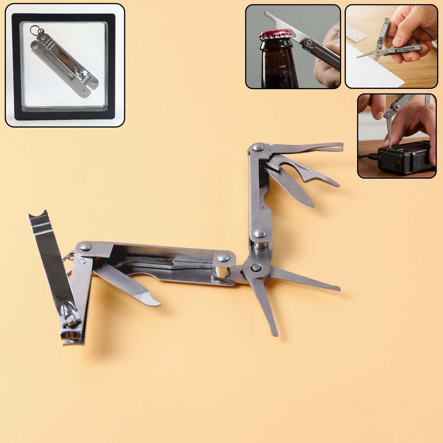Portable Stainless Steel 8 Health - Foldable - Best Quality & Value
