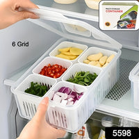 Fridge Storage Boxes Freezer Storage Containers Container For Kitchen Storage Set Storage In Kitchen Vegetable Storage Draining Crisper Refrigerator Food Box (1 Pc) - LootFaat