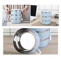 Multi Layer Stainless Steel Hot Lunch Box (3 Layer) - LootFaat