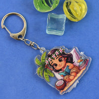Trendy Designer Assorted Keychains (Mix Design  1 Pc)