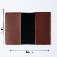 Pu Leather Multipurpose Card Holder  Slim Travel Wallet (1 Pc)