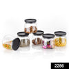 Multicolor Matka Jars - 900ml Airtight Food Storage (Set of 6)
