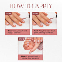 Og Beauty Metallic Rose Starlet Glitter Nail Paint (10 Ml  1 Pc)