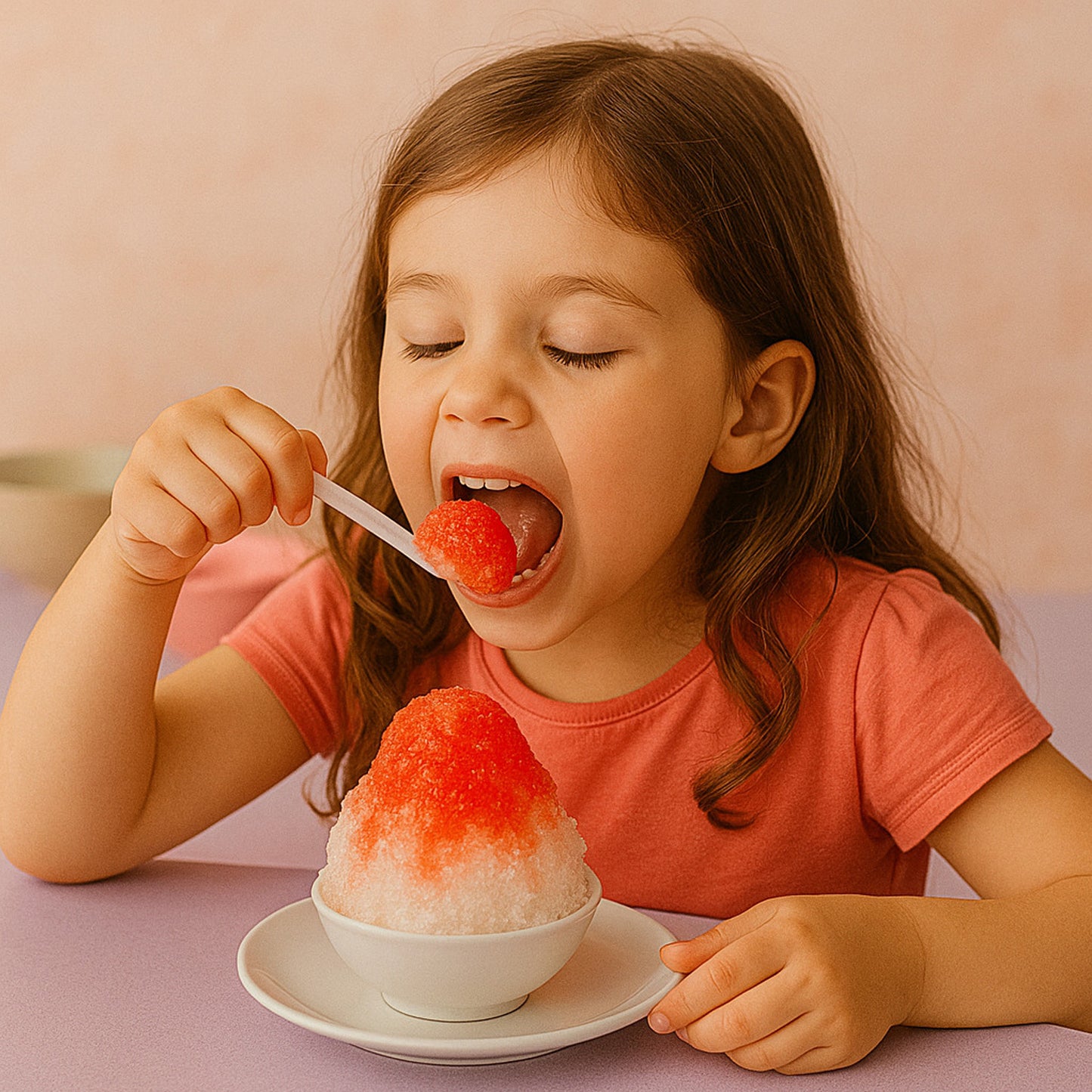 Manual Ice Crusher Snow Cone Maker - Hand Crank Ice Shaver
