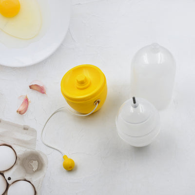 7156a Manual Egg Puller Scrambler Household White Egg Yolk Mixer Kitchen Tool Mix Manual Scrambler Convenient Without Breaking Eggs. - second image