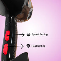 Orbit Professional Hair Dryer with Concentrator Nozzle - Hot & Cold Air