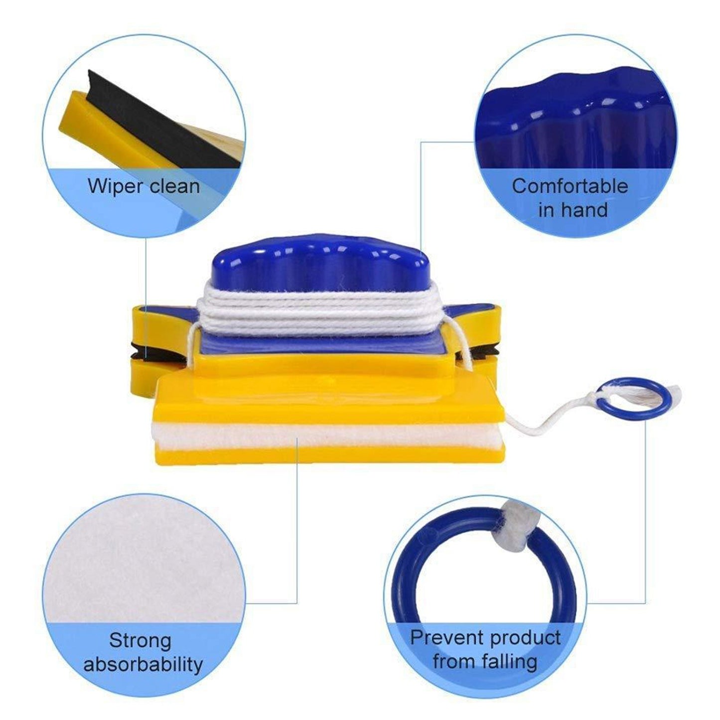 Window Cleaner Double-side Glazed Two Sided Glass Cleaner - LootFaat