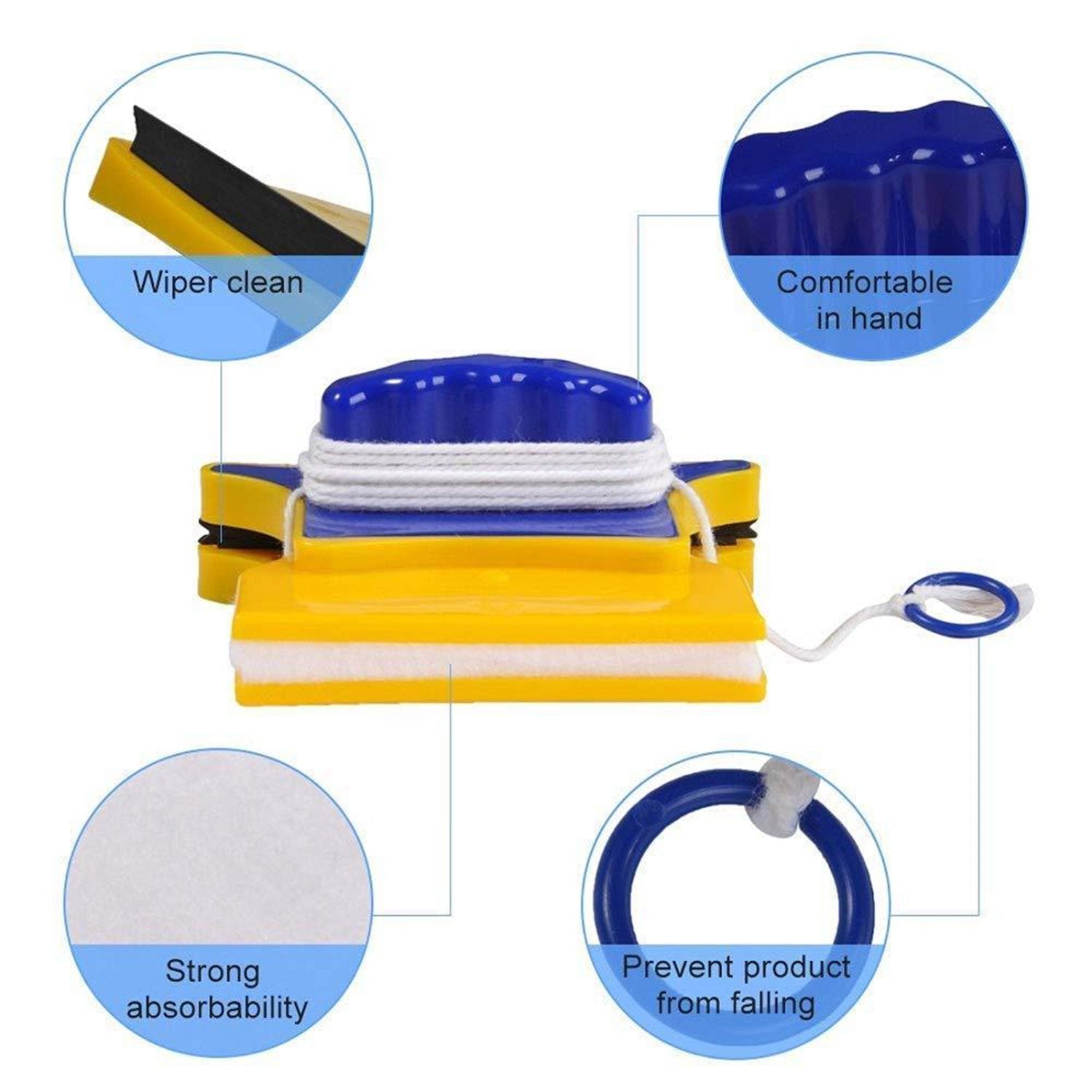Window Cleaner Double-side Glazed Two Sided Glass Cleaner - LootFaat
