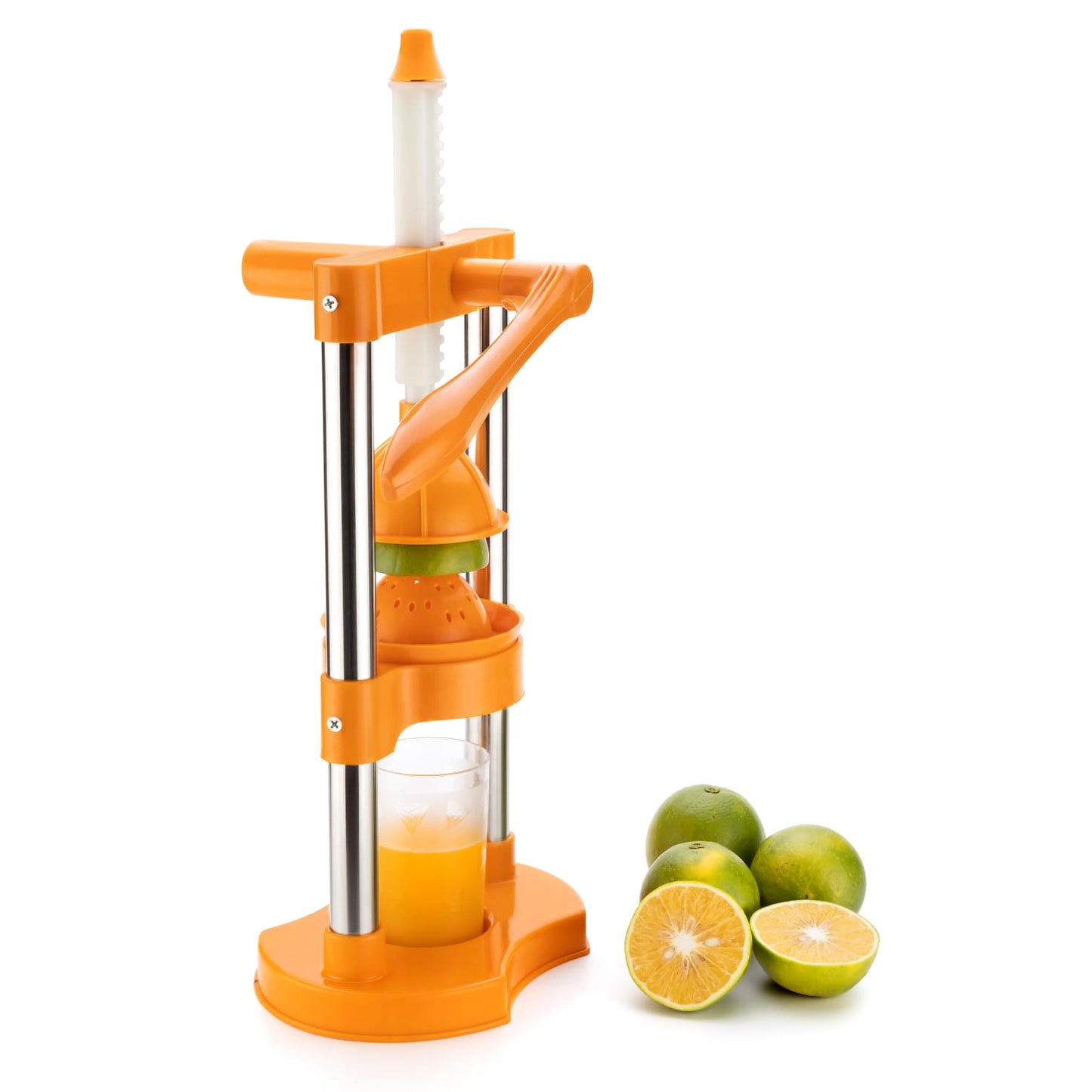 Manual Hand Press Juicer - Cold Press Fruit & Vegetable Juice Extractor