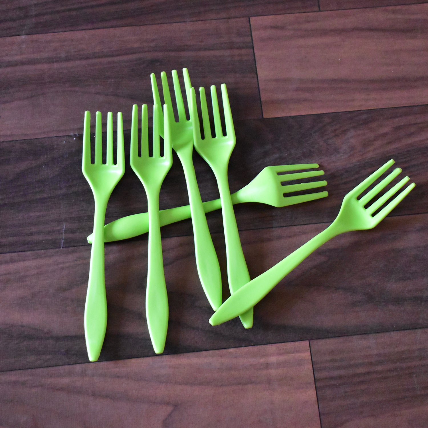 Small Plastic 6pc Serving Fork Set For Kitchen - LootFaat