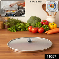 Stainless Steel Fine Mesh Food Net Cover Lid  8 Inch