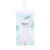Waterproof Peach Transparent Mobile Pouch With Neck Strap (1 Pc)