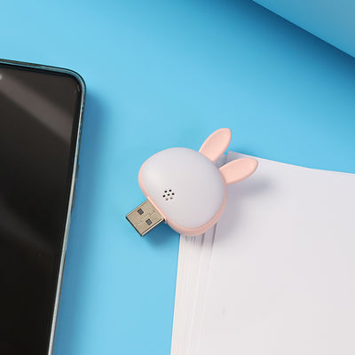 Cute Usb Rabbit Night Light With Sound  Voice Activation - second image