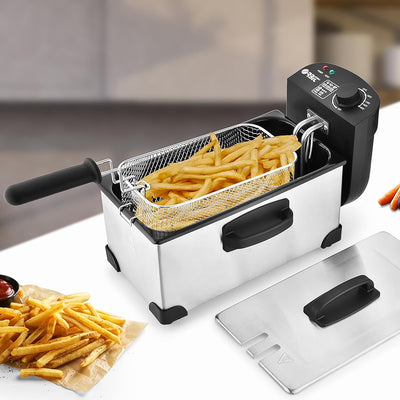 Orbit Heavy Duty 2000W Deep Fryer with 3.5 Litre Oil Capacity – Stainless Steel Electric Fryer