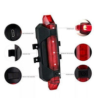 Rechargeable Bicycle Front Waterproof Led Light (Red) - LootFaat